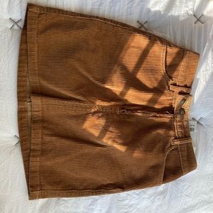 Hollister Corduroy Brown Skirt